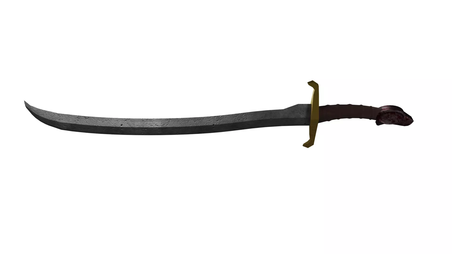 Turkish scimitar Free 3D model