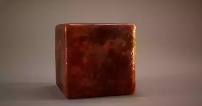 Leather Cube Free low-poly 3D model