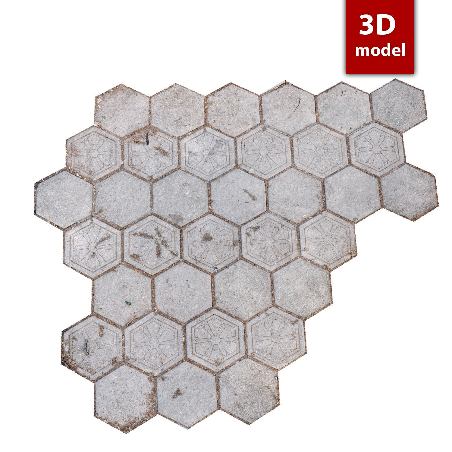 3D model 310 Paving stone VR / AR / low-poly | CGTrader