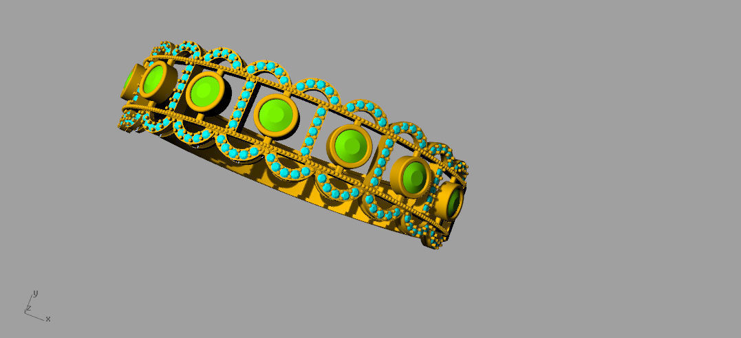 Beautiful bangal 3D model_3