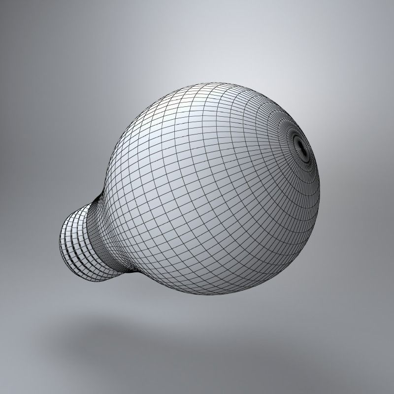 Incandescent light bulb 3D model_4