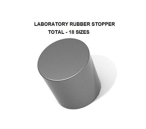 Laboratory Rubber Stopper Pack 3D print model