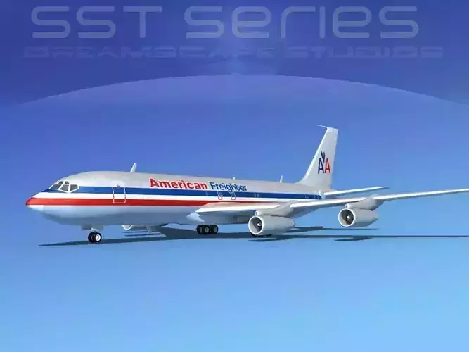 Boeing 707-320 SS American Air Frieght