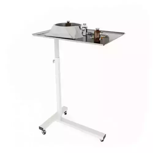 Stainless Steel Medical Supply Tray 3D model