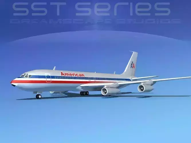 Boeing 707-320 SS American Airlines 2