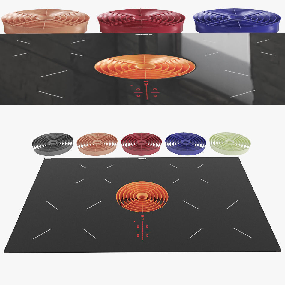 BORA PURA Hob 3D model_1