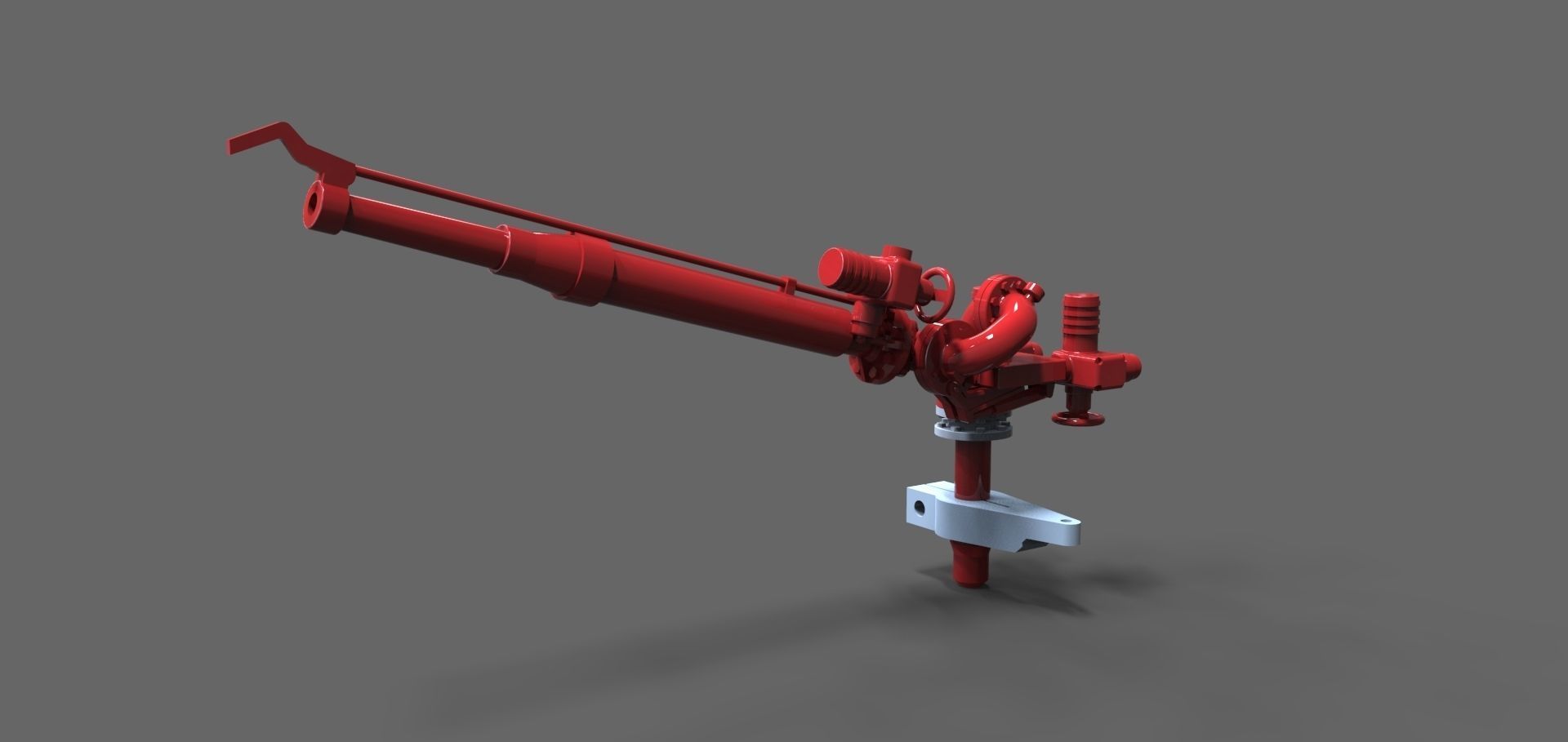 Extinguishing monitor sea rescue cruiser Harro Koebke DGzRS 3D print model_1