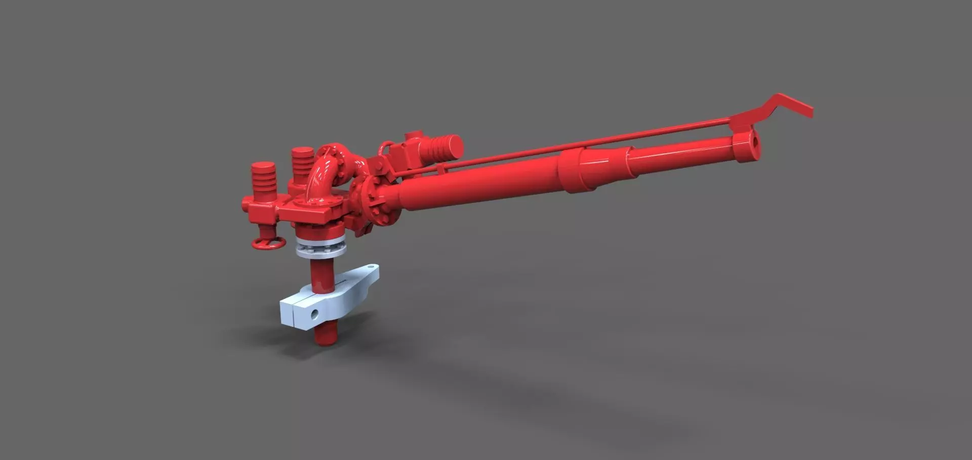 Extinguishing monitor sea rescue cruiser Harro Koebke DGzRS 3D print model_0