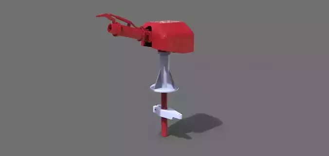 Extinguishing monitor with cover FFS 3D print model