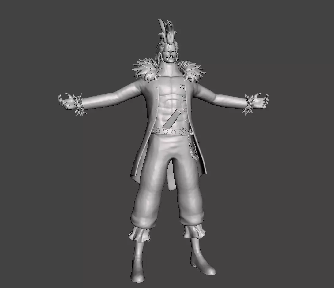 Bartolomeo 3D Model character 3D print model_0