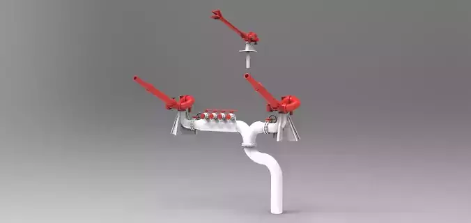 Extinguishing monitor for rescue cruisers Hermann Marwede