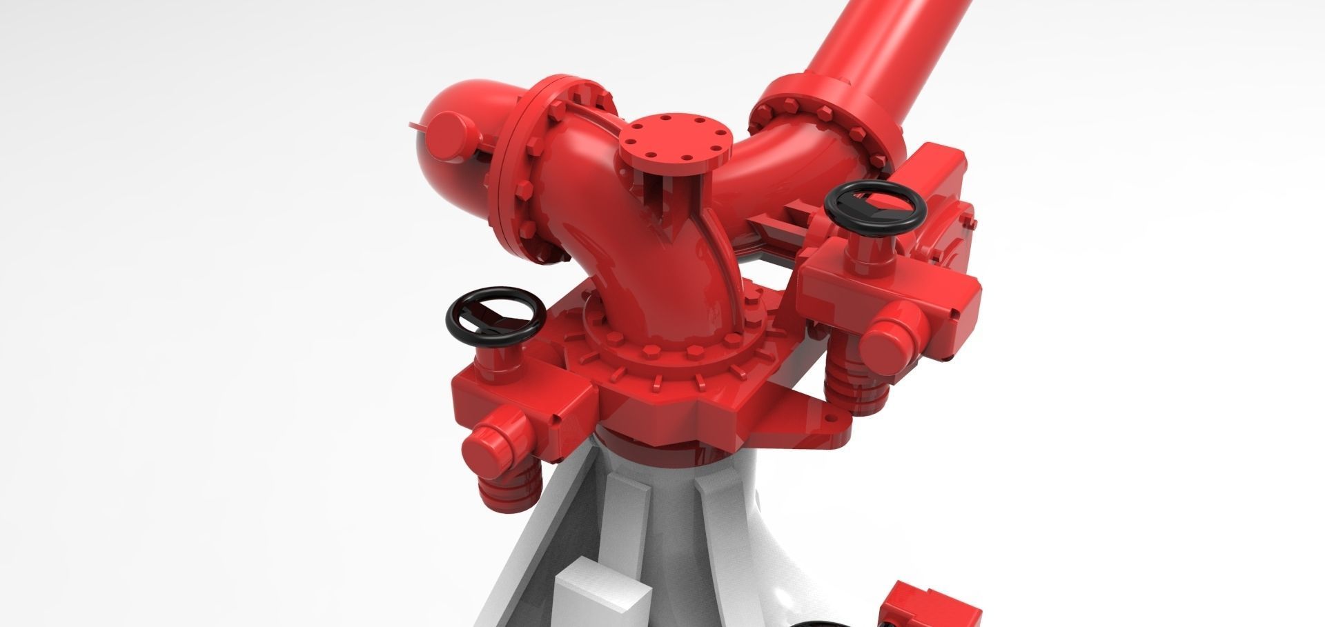 Extinguishing monitor for rescue cruisers Hermann Marwede 3D print model_6