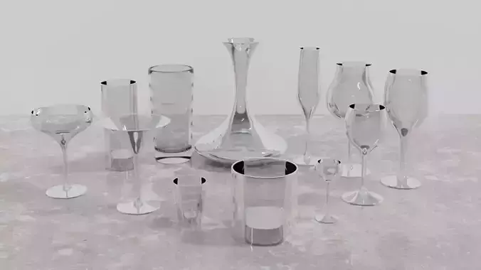 Set of Glasses