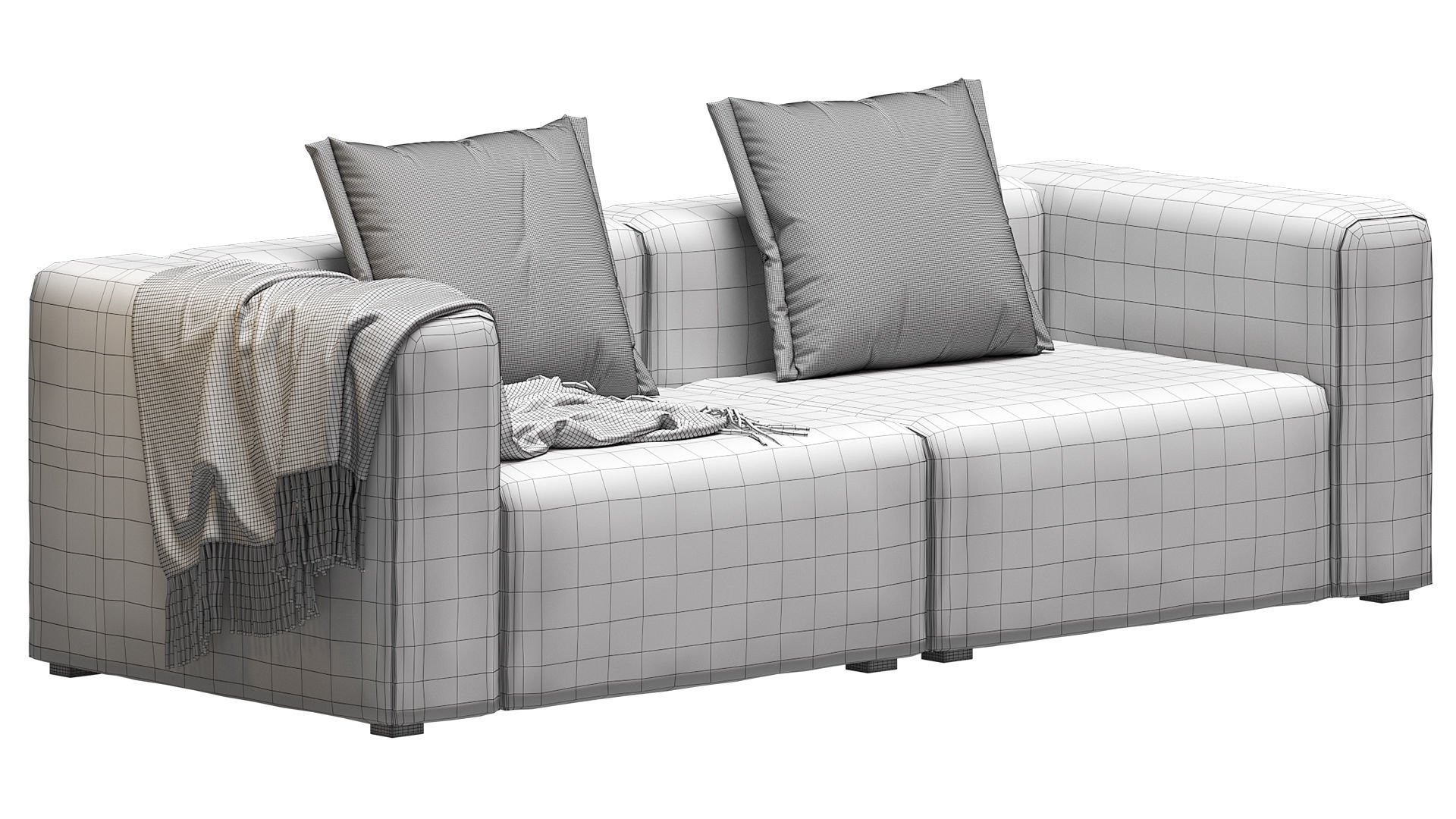 HAY MAS 2 5 SEATER COMBINATION 1 3D model_13