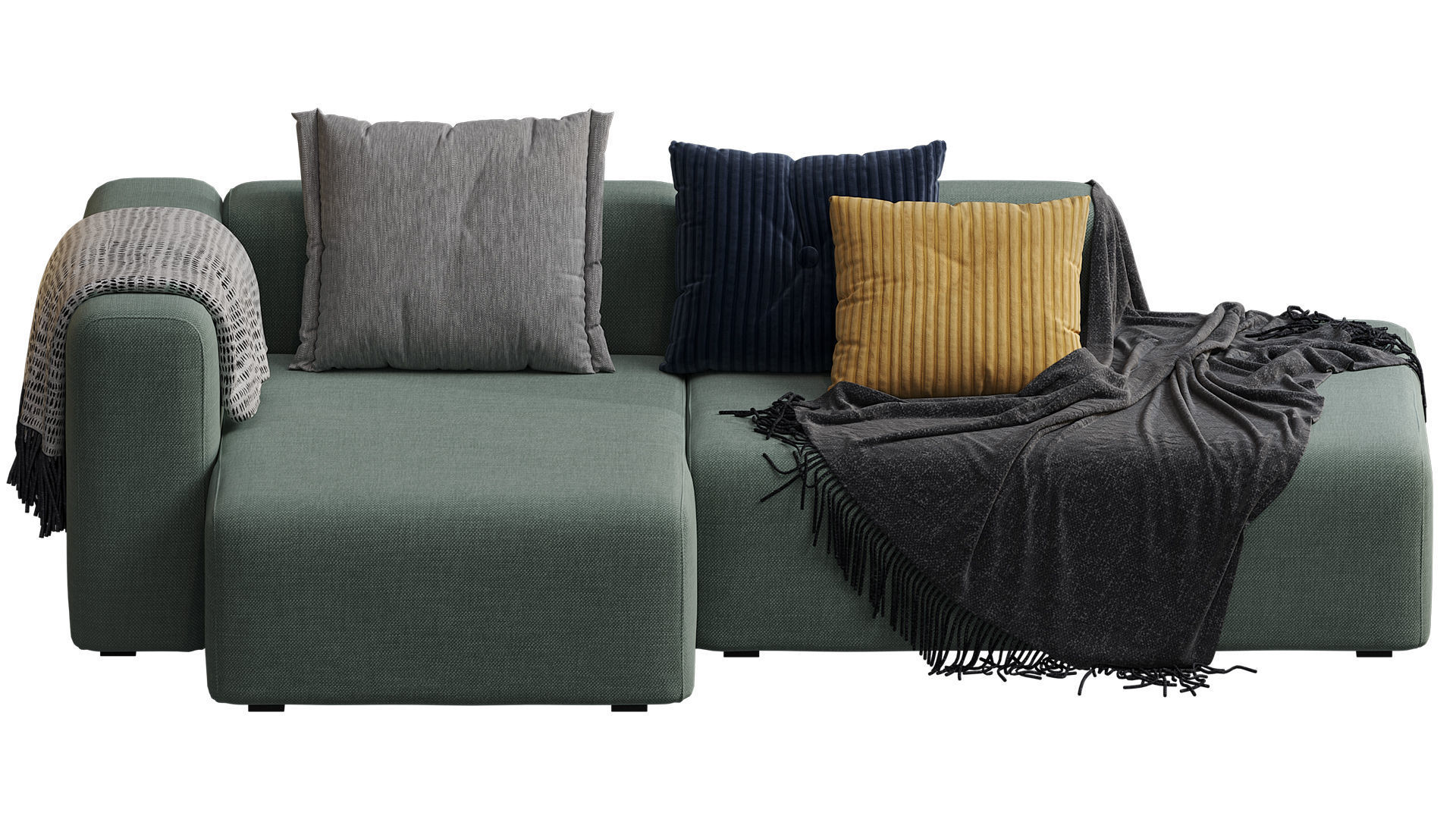 HAY MAS 2 5 SEATER COMBINATION 1 3D model_5