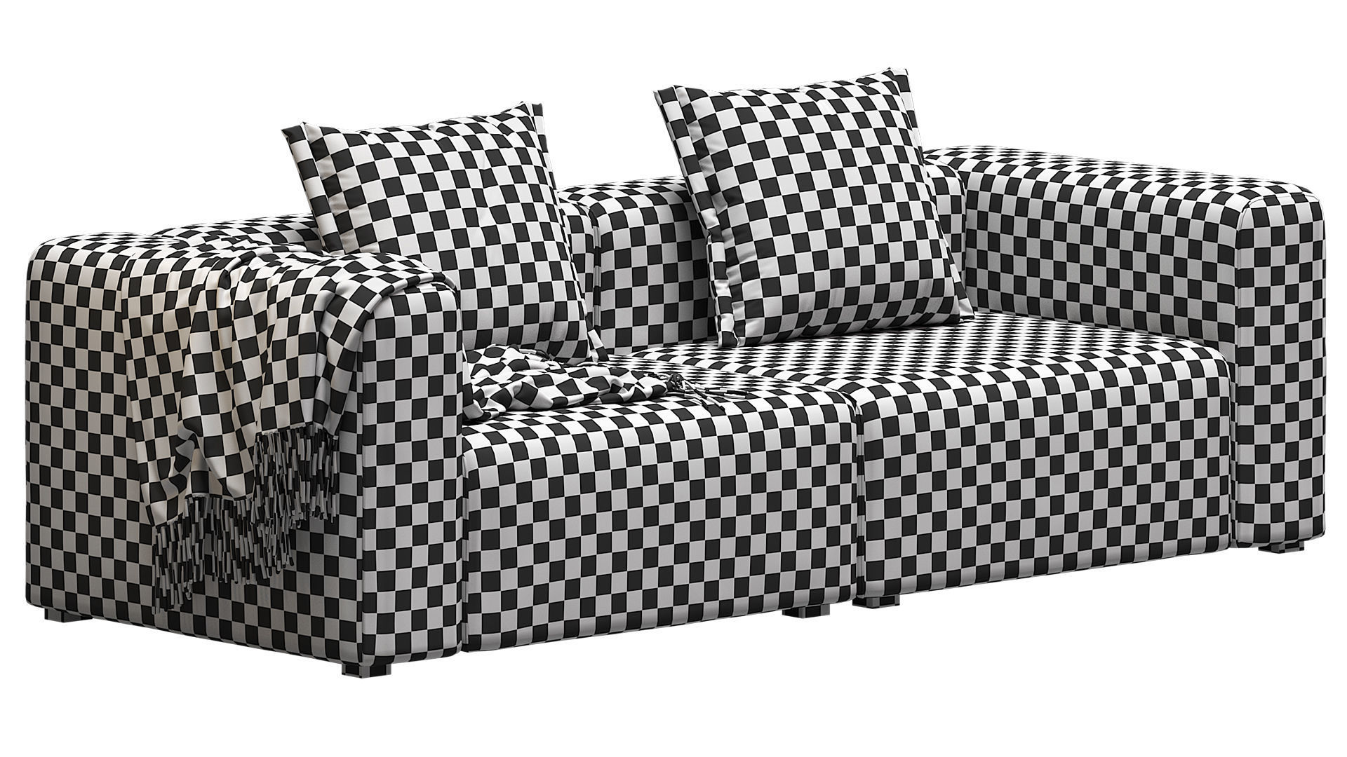 HAY MAS 2 5 SEATER COMBINATION 1 3D model_15