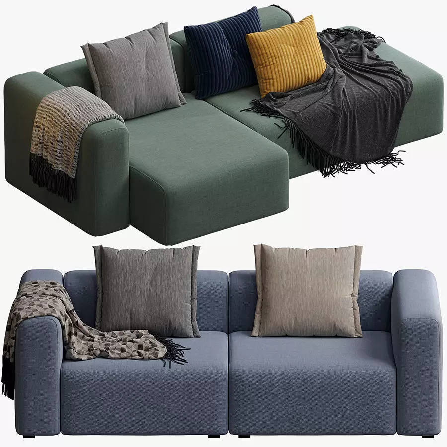 HAY MAS 2 5 SEATER COMBINATION 1 3D model_0