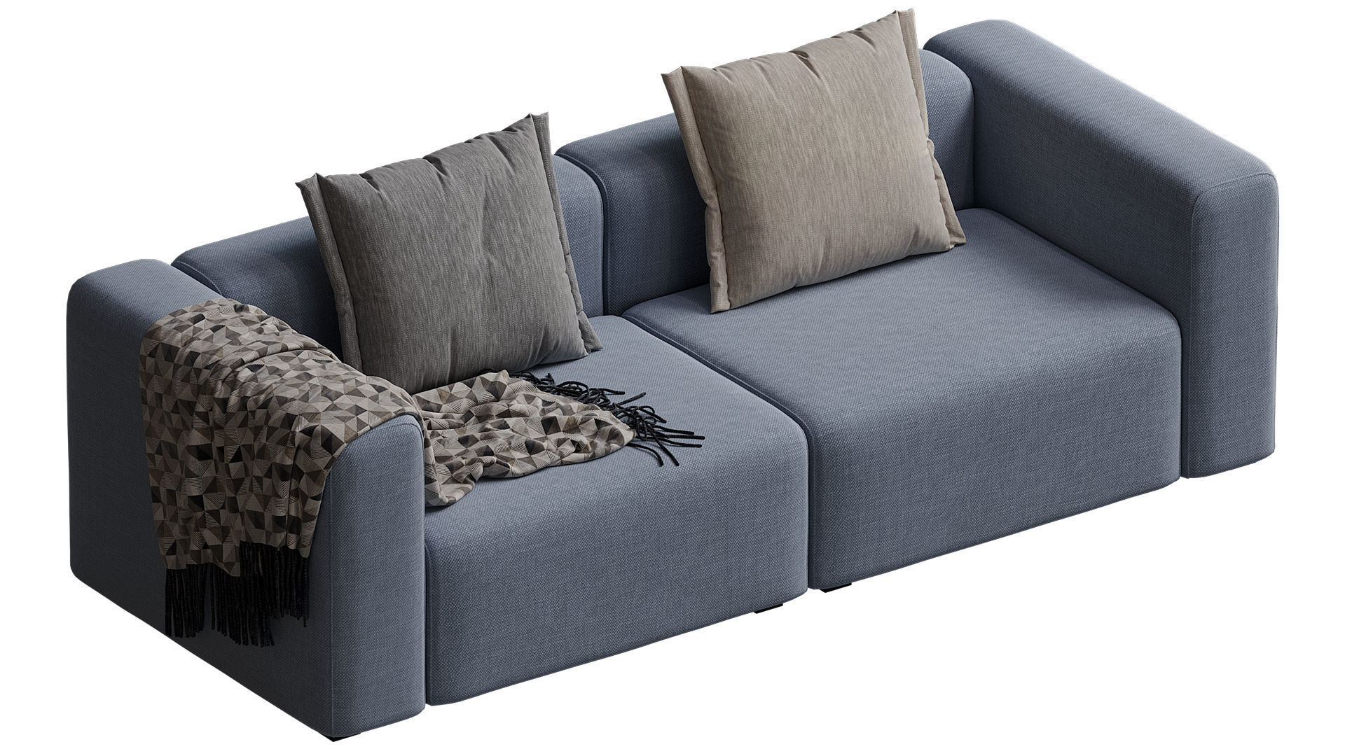 HAY MAS 2 5 SEATER COMBINATION 1 3D model_2