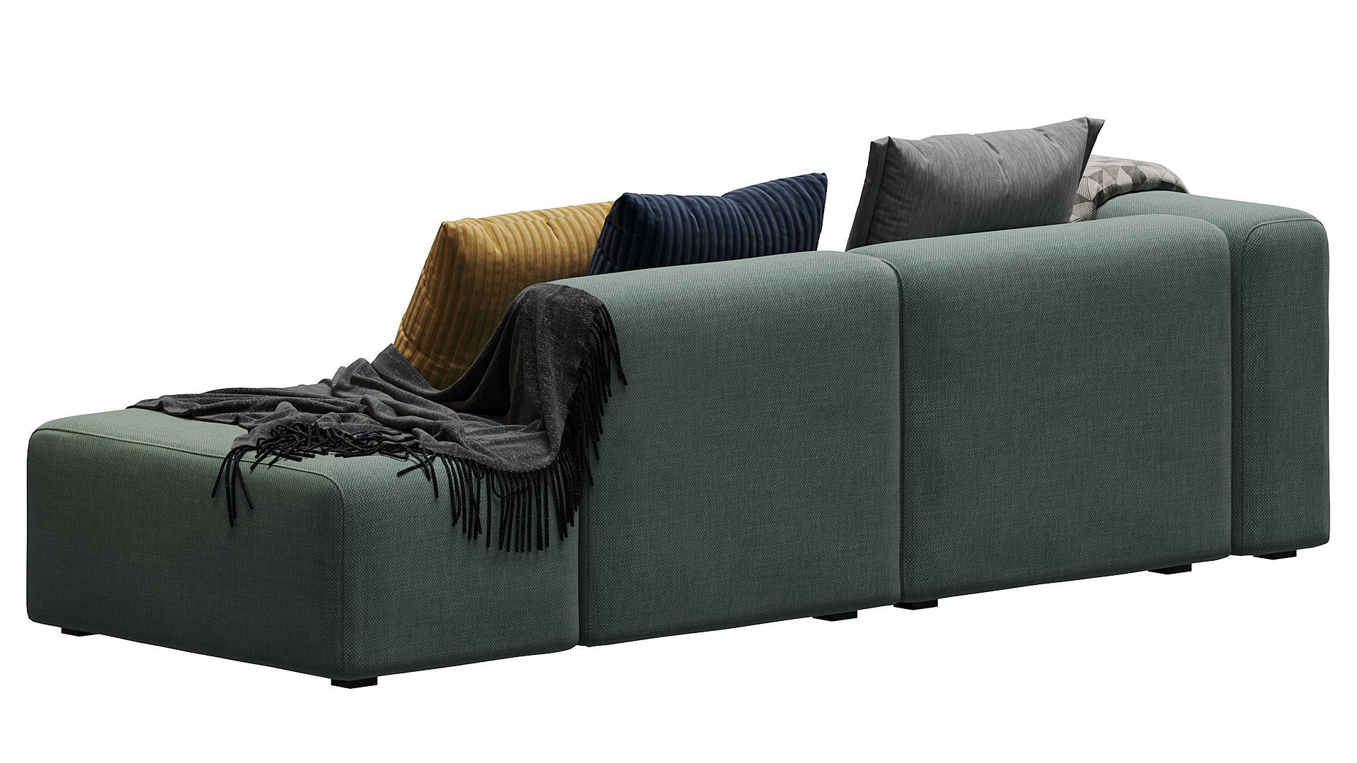 HAY MAS 2 5 SEATER COMBINATION 1 3D model_7