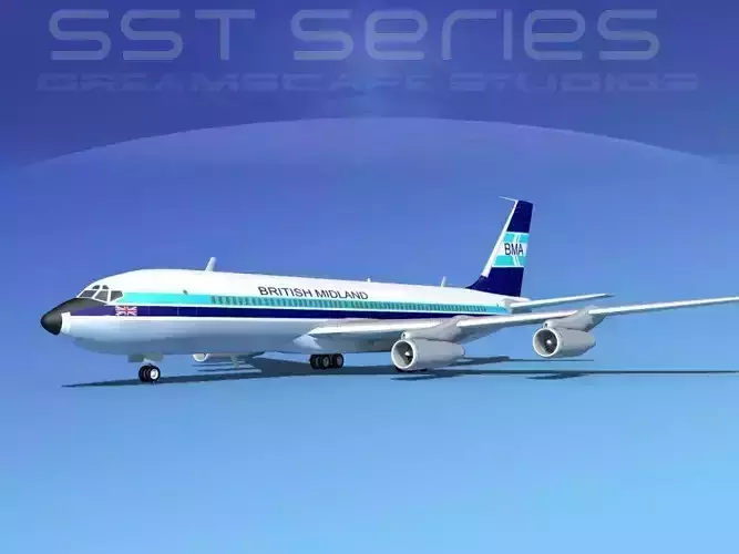 Boeing 707-320 SS British Midland