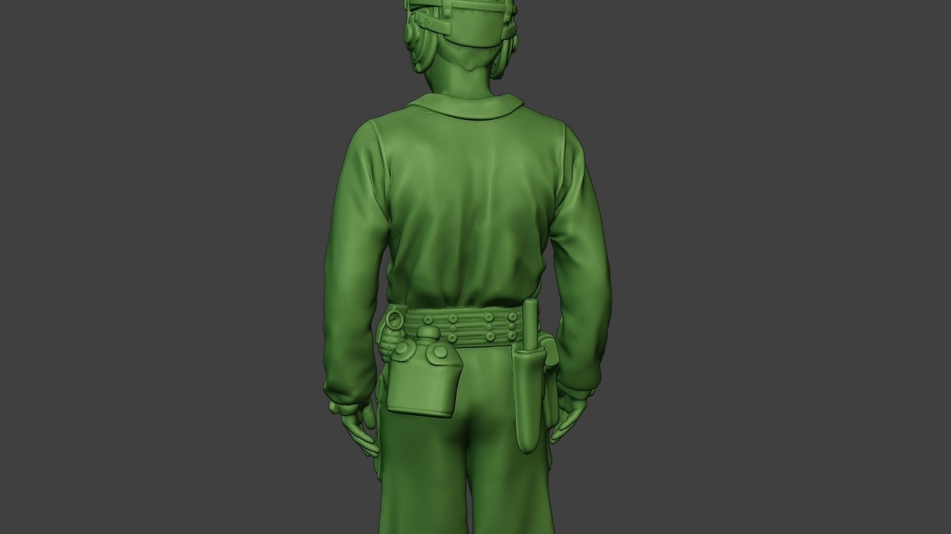 American Tank Crew unit ww2 Stand2 ATC1 3D print model_21