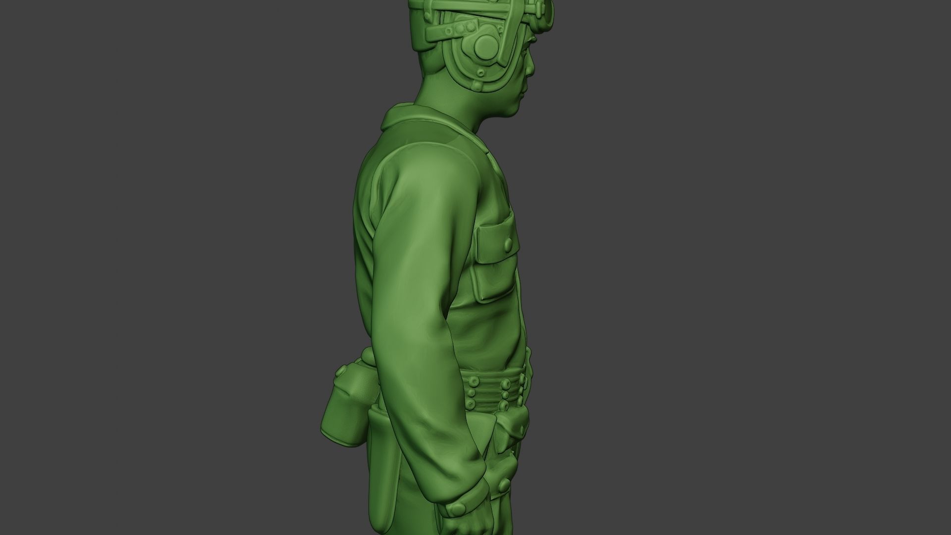 American Tank Crew unit ww2 Stand2 ATC1 3D print model_20