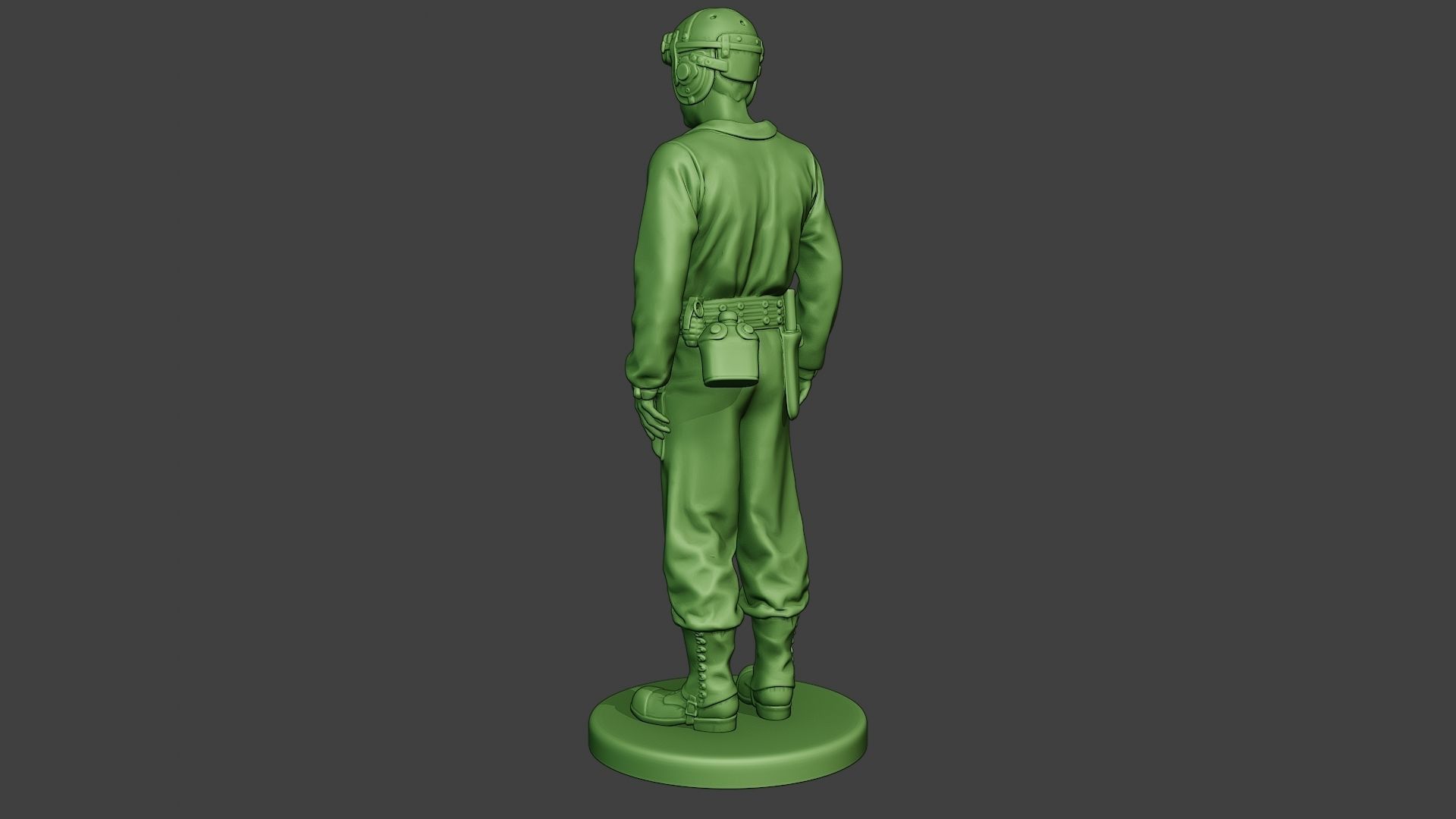 American Tank Crew unit ww2 Stand2 ATC1 3D print model_5