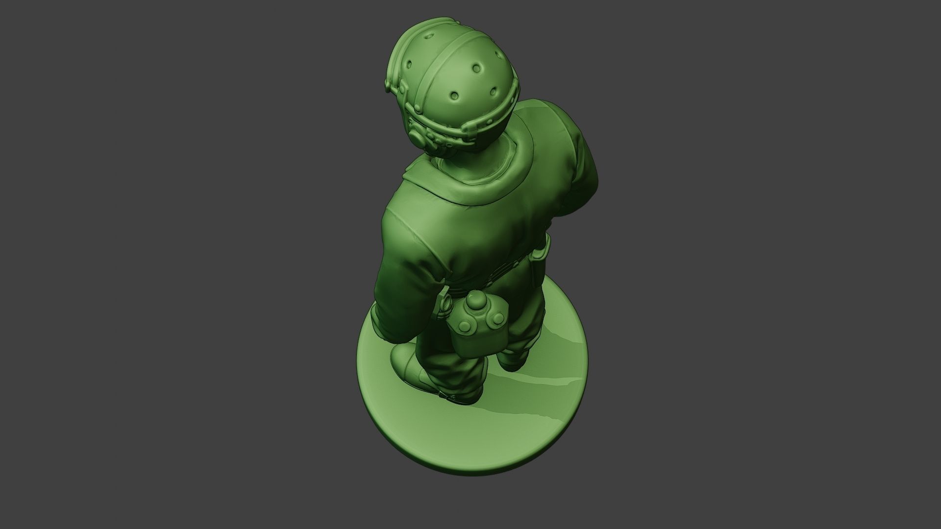 American Tank Crew unit ww2 Stand2 ATC1 3D print model_16