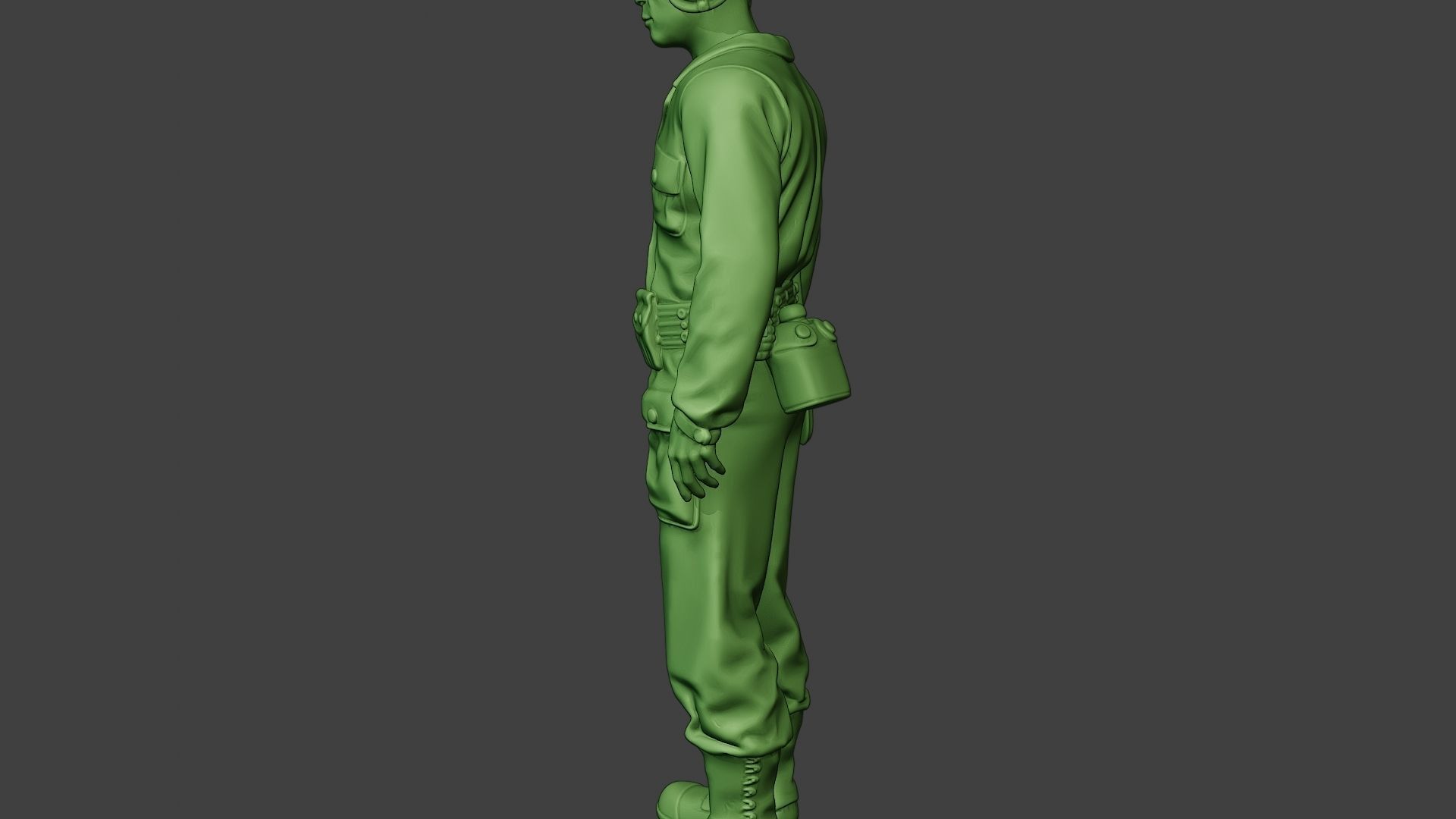 American Tank Crew unit ww2 Stand2 ATC1 3D print model_26