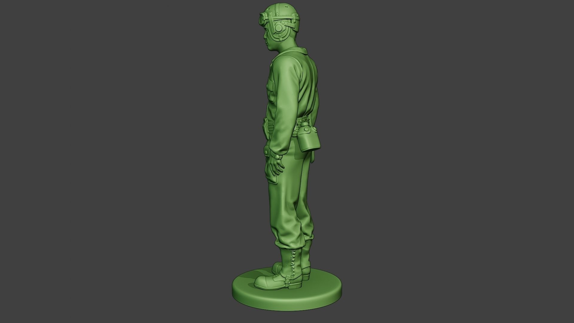 American Tank Crew unit ww2 Stand2 ATC1 3D print model_4