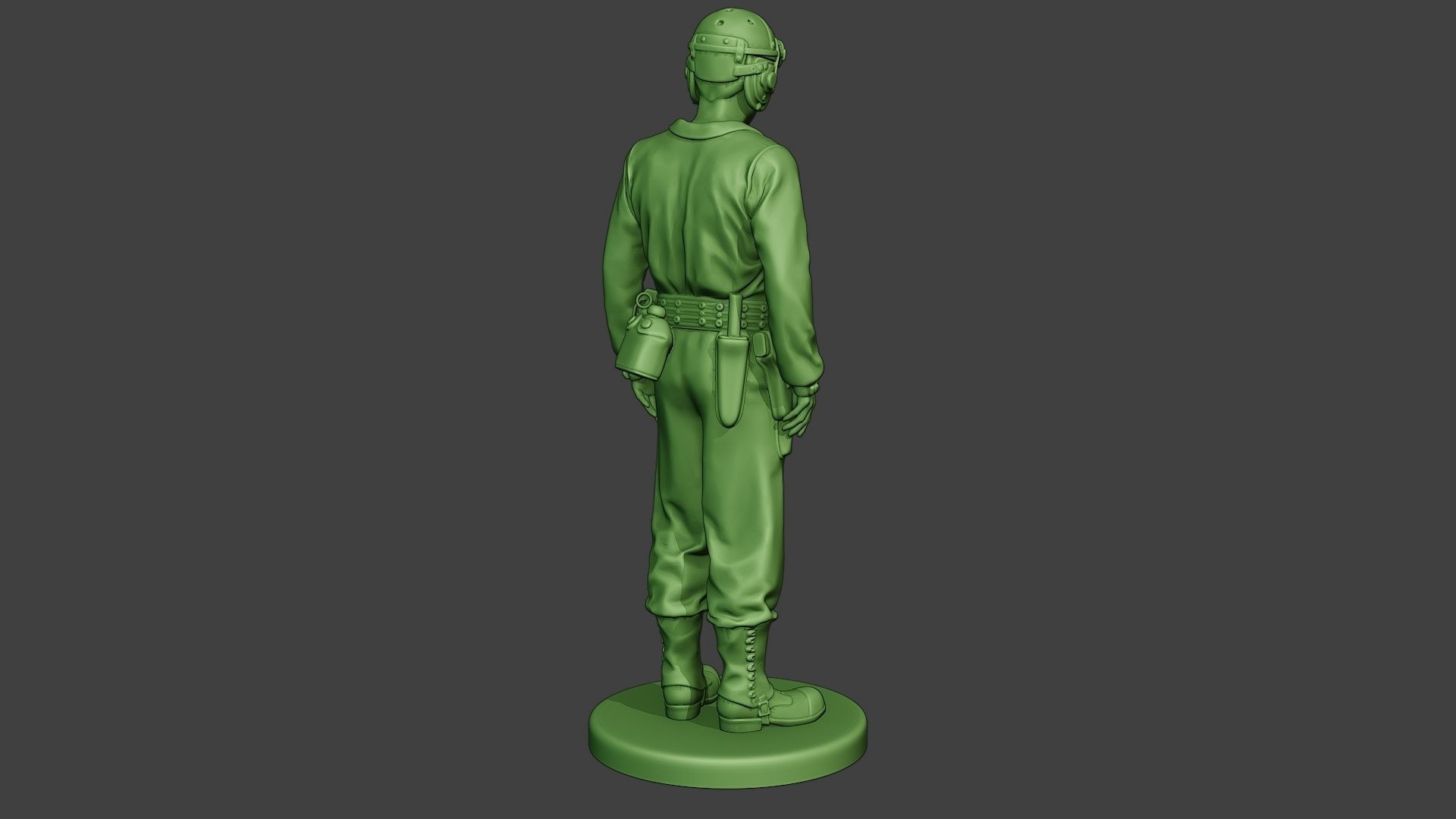 American Tank Crew unit ww2 Stand2 ATC1 3D print model_7