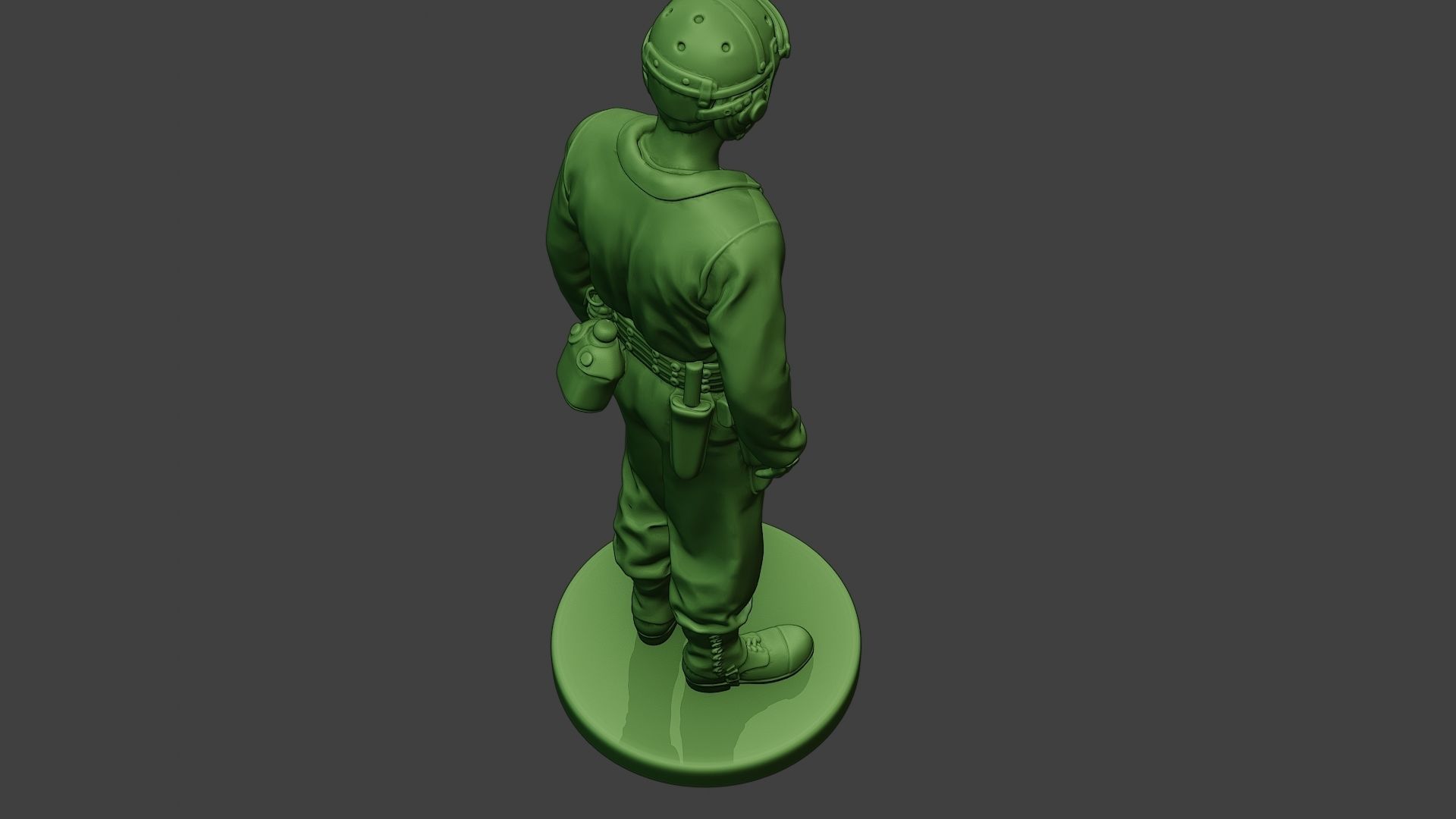 American Tank Crew unit ww2 Stand2 ATC1 3D print model_22