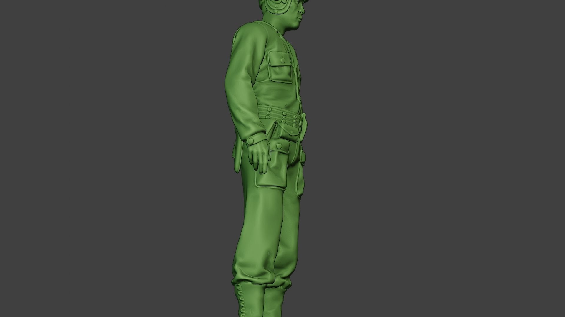 American Tank Crew unit ww2 Stand2 ATC1 3D print model_29