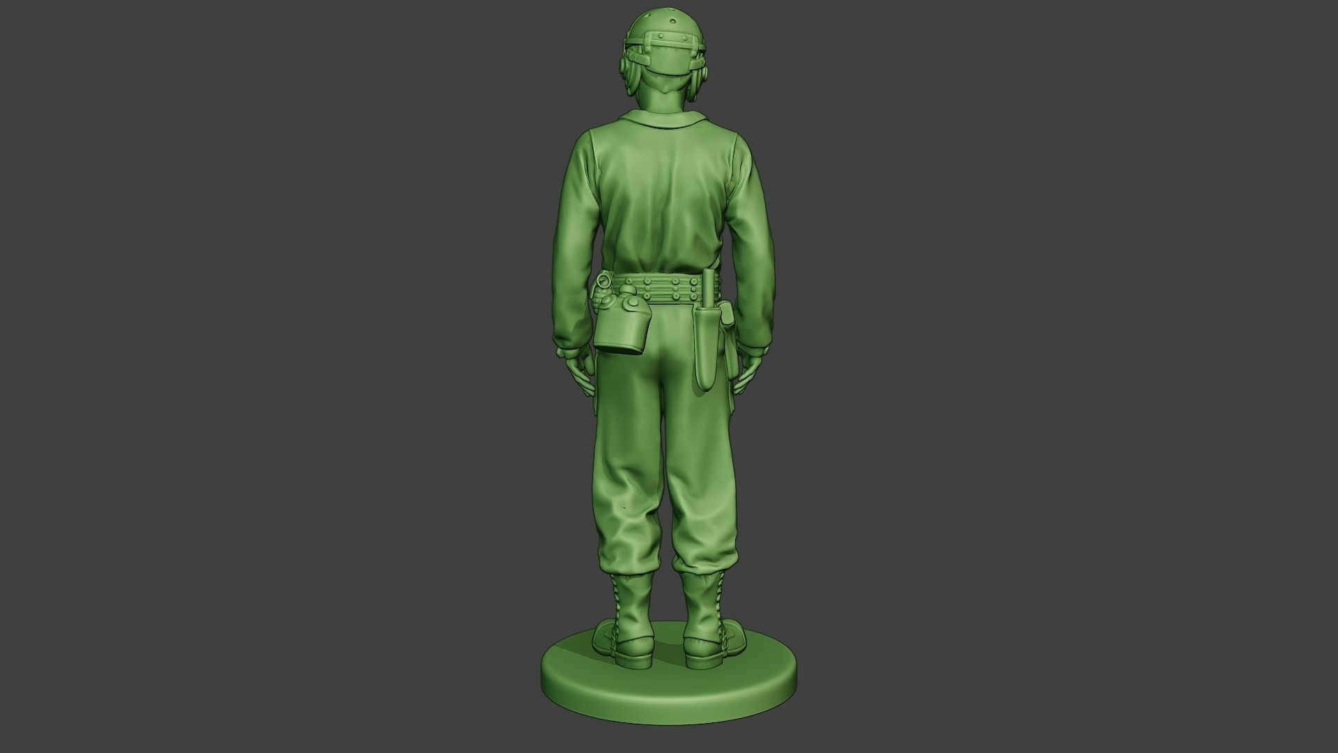 American Tank Crew unit ww2 Stand2 ATC1 3D print model_6