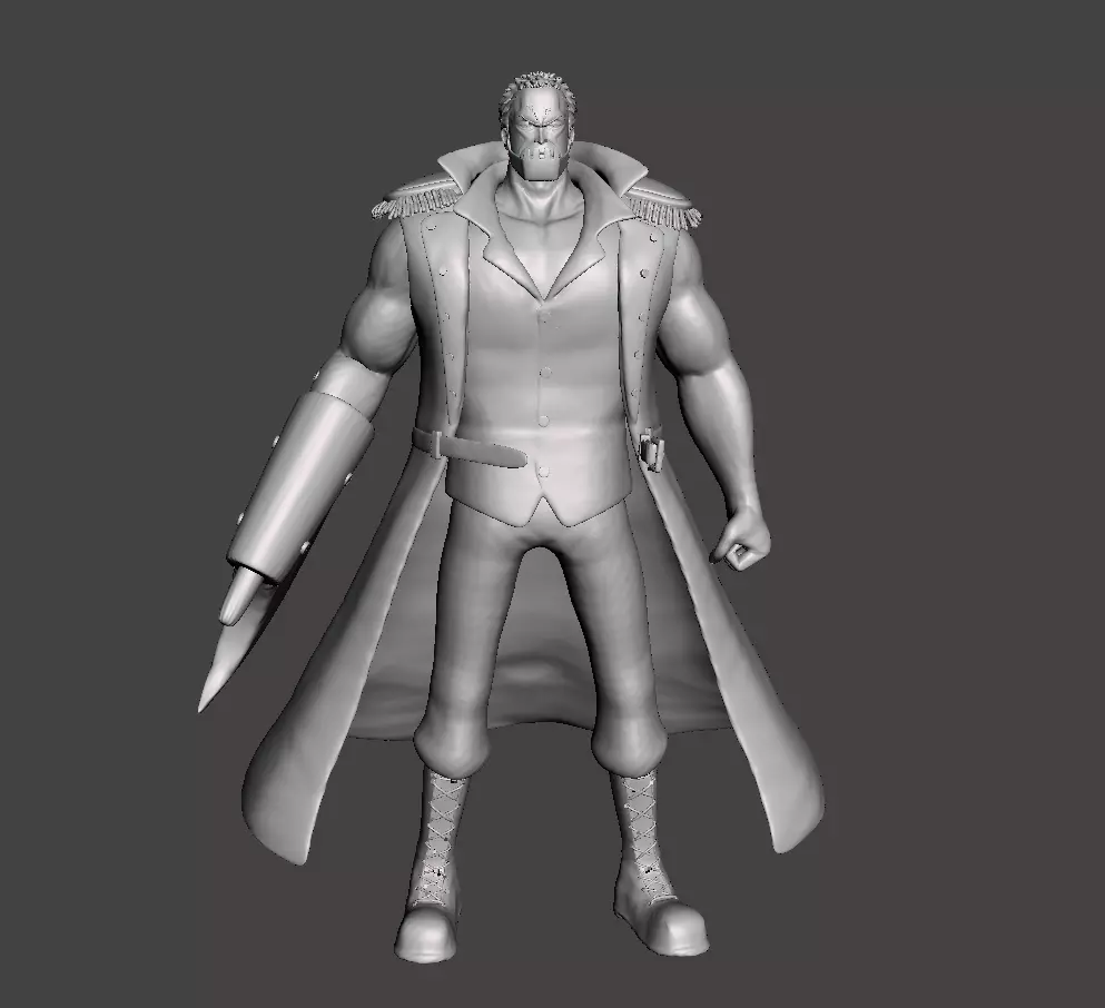 Captain Morgan 3D Model 3D print model_0