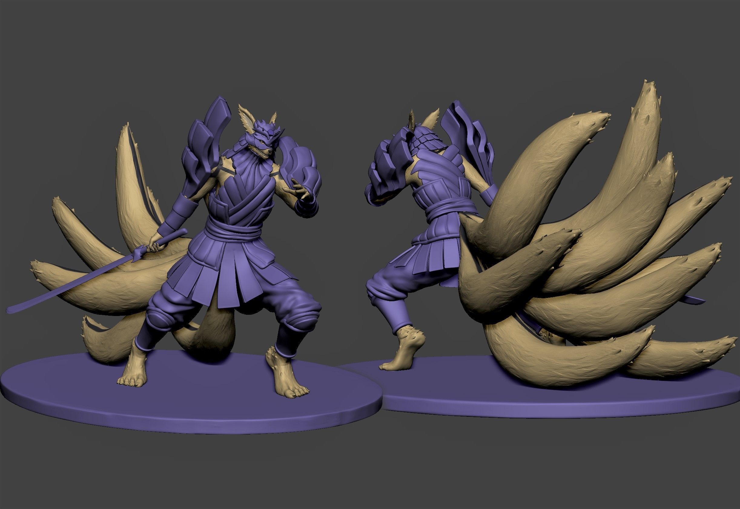 Kurama Susanoo Naruto Sasuke 3D print model_16