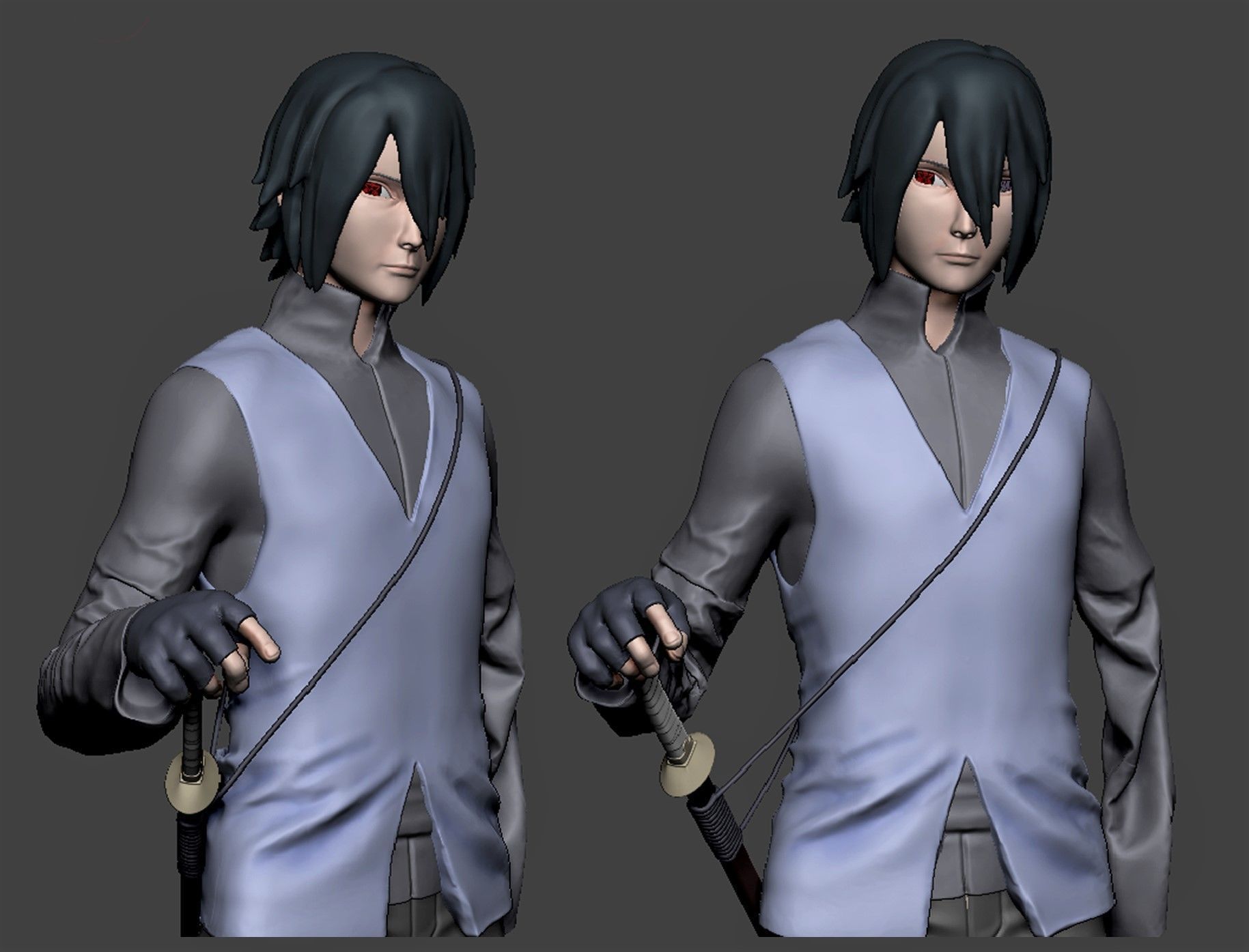 Kurama Susanoo Naruto Sasuke 3D print model_13