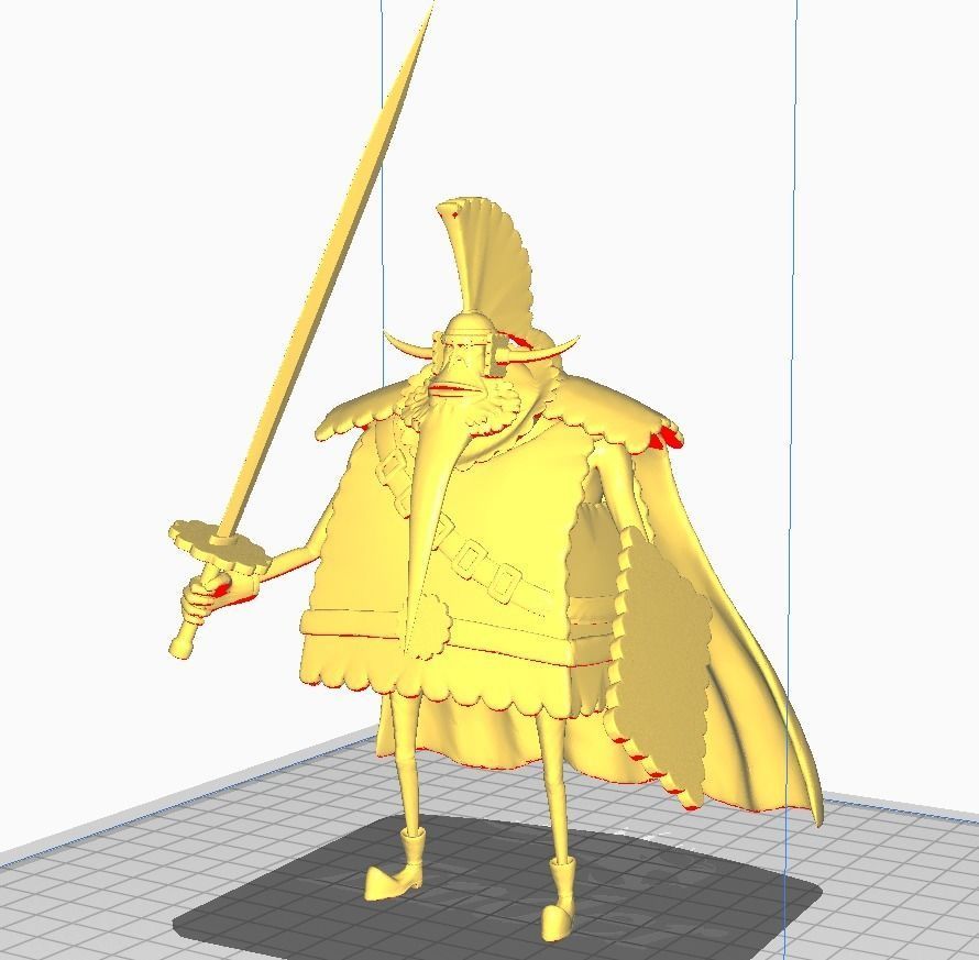 Charlotte Cracker Biscuit Warrior 3D print model_1