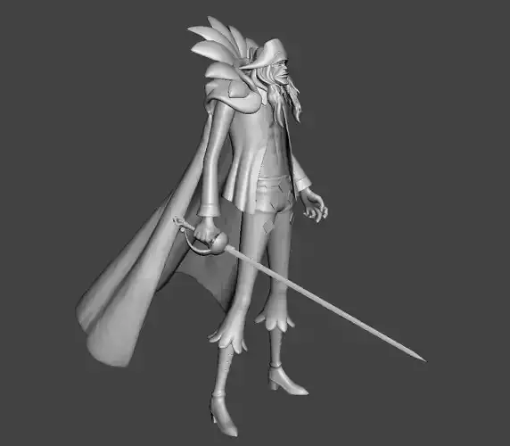 Diamante 3D Model golden knight