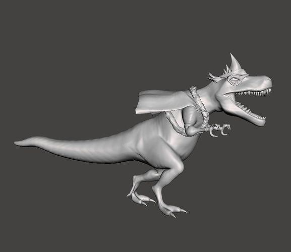 X Drake Dinosaur transformation 3D Model 3D print model