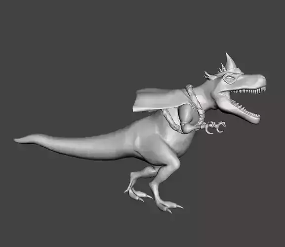 X Drake Dinosaur transformation 3D Model