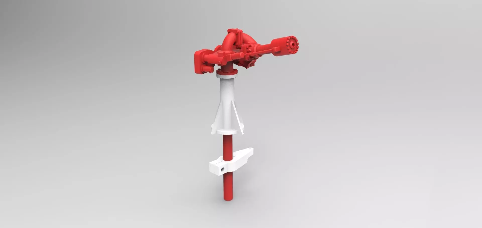 Extinguishing monitor Typ B 3D print model_0