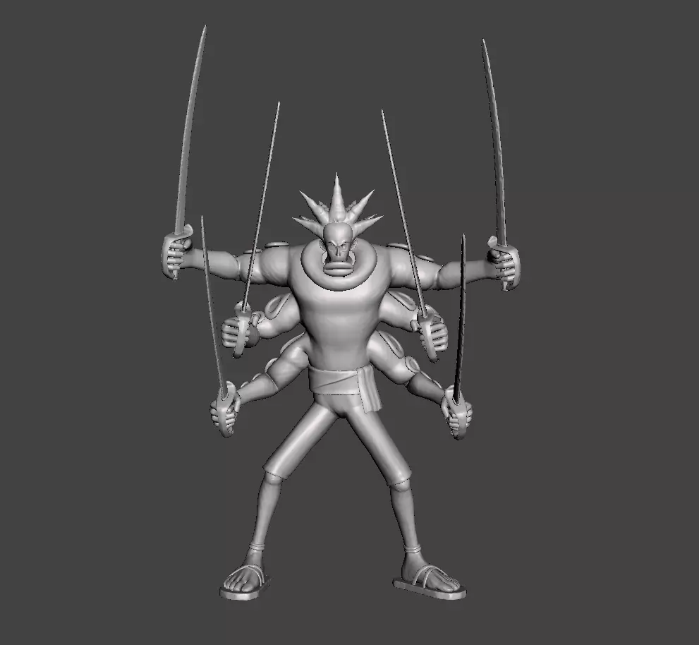 Hatchan 3D Model man 3D print model_0