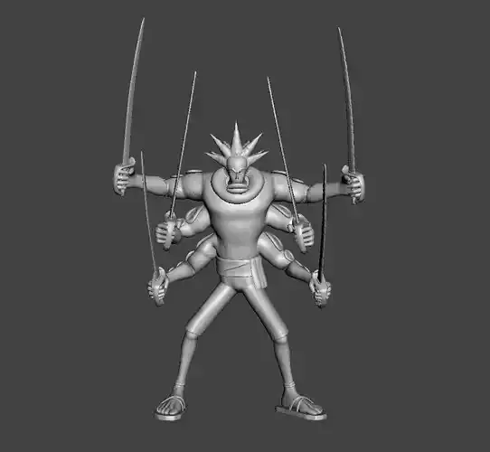 Hatchan 3D Model man 3D print model