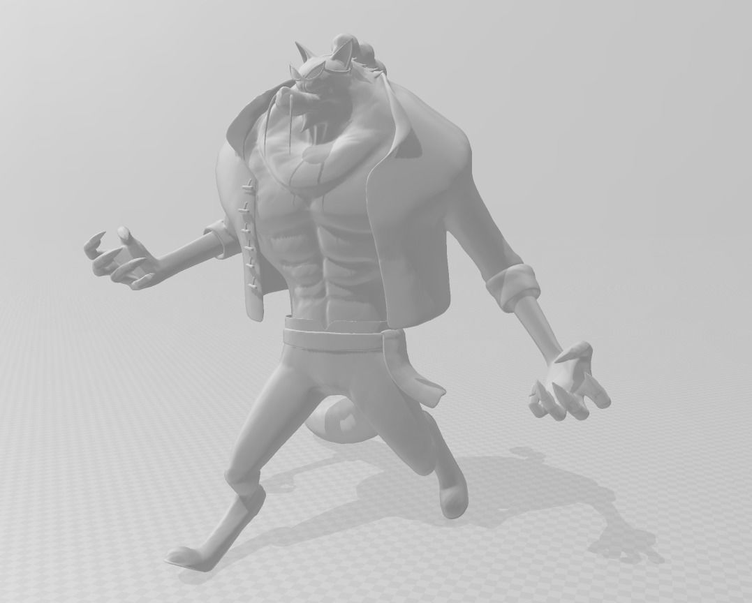 Jabra 3D Model character running in box 3D print model_2