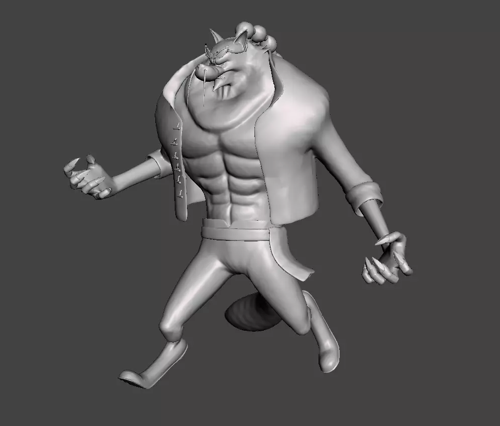 Jabra 3D Model character running in box 3D print model_0