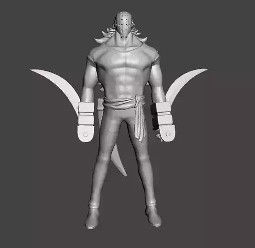 Killer 3D Model figure of man