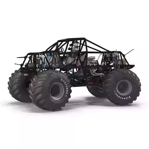 Monster Truck Bigfoot 2 Rigged