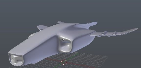 The Stinger eagle Free low-poly 3D model_7