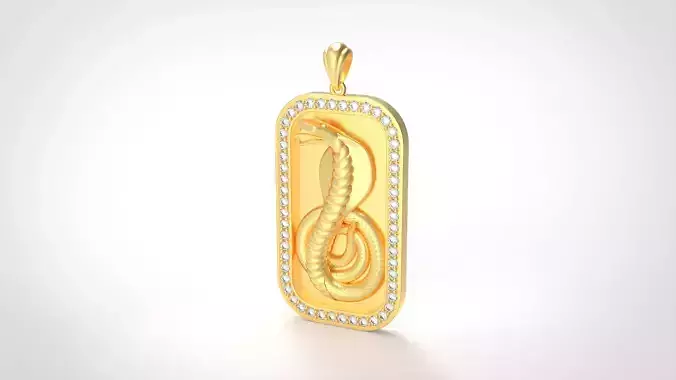 Model 370  Snake Cobra Pendant